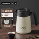 炊大皇燜茶壺內噴陶瓷鎖鮮大容量茶水分離保溫壺泡茶壺悶茶壺白色1L