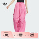 adidas工裝風(fēng)經(jīng)典寬松運動褲女阿迪達斯官方三葉草JD1126   淺玫紅色   S