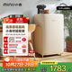 小吉（MINIJ）【許我耀眼同款】121升復古小冰箱冰吧一級能效小型租房家用客廳迷你冰箱國家補貼BC-JA121F1F02