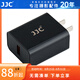 JJC 充電器 充電頭 雙口 快充 適用于蘋果iPhone15/14ProMax華為Mate60Pro安卓手機(jī)平板相機(jī)座充 QC 3.0快充頭