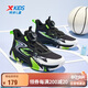 特步（XTEP）兒童暴風(fēng)2.0童鞋男童旋轉扣籃球鞋 黑/熒光電綠 35碼