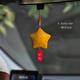 繁夏一顆幸運星車(chē)載掛件車(chē)內后視鏡掛飾車(chē)載好運手工木雕吊墜七夕禮物