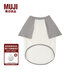 無(wú)印良品（MUJI）棉 寵物T恤 寵物用品 寵物家居服 小型犬適用 灰色 S