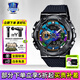 卡西歐（CASIO）男表黑金GSHOCK雙顯運動(dòng)防水腕表送男友石英電子手表禮物 GM-110B-1AP【男神同款】