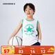 匡威Converse童裝男童籃球服背心2025夏季新款透氣兒童運動(dòng)上衣