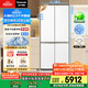 松下（Panasonic）【國家補貼20%】大海豹2.0PRO家用雙開門冰箱十字門510嵌入式四開門一級能效風冷無霜NR-ED51CMA-W