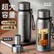 恩爾美（nRMEi）保溫杯男款男士大容量茶水分離泡茶杯316高檔便攜磁吸保溫水杯子