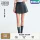 Teenie Weenie小熊女裝半身裙2025年秋季新款氣質(zhì)學(xué)院風(fēng)時(shí)髦百褶裙 深灰色 M