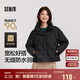森馬（Semir）羽絨服女冬季薄款90絨子防潑水防風千鳥格設計感外套101724113012