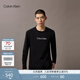 Calvin KleinJeans25秋季新款男士休閑通勤ck字母印花打底衫長(cháng)袖T恤4RD867G