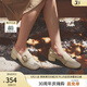 千百度【林夏薇同款】白色樂(lè )福鞋女春秋小皮鞋豆豆鞋通勤真皮單鞋 米白（皮帶扣） 37