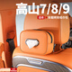 易鯊25款全新魏牌高山7/8/9車(chē)載紙巾盒套包掛式便捷紙巾盒袋內飾用品 高山7/8/9圓環(huán)款紙巾包【霞光橙2件】
