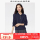 佐丹奴長(cháng)袖針織衫女秋冬軟糯紐扣門(mén)筒翻領(lǐng)針織polo衫13355787