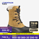 迪卡儂（DECATHLON）雪地靴男戶(hù)外防水冬季防滑加絨加厚棉鞋東北靴子雪靴- 棕黃色 41