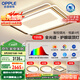 歐普（OPPLE）吸頂燈客廳燈全光譜智能LED燈具燈飾簡約現代大氣套餐1 包安裝