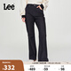 Lee427標(biāo)準(zhǔn)高腰喇叭五袋款磨毛清水洗女牛仔褲潮流