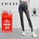 嫚熙（EMXEE）孕婦加厚打底褲秋季新款孕期瑜伽褲孕婦褲托腹褲提臀褲孕婦裝深灰