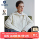 Navigare意大利小帆船女25年新款全羊毛針織開(kāi)衫毛衣羊毛衫外套2334095507