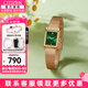 西鐵城（CITIZEN）女表小綠表JT系列簡(jiǎn)約石英表潮流方盤(pán)送女友禮物 EJ6123-81W