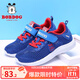 巴布豆（BOBDOG） 男童鞋夏季新款兒童運動(dòng)鞋中童透氣網(wǎng)面鞋休閑鞋跑步鞋 皇家藍/紅 27 適合腳長(cháng)16.3cm