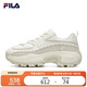 FILA 斐樂(lè )官方女老爹鞋厚底運動(dòng)鞋柔軟輕便跑步鞋3M反光跑鞋