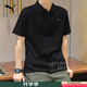 彪馬（PUMA）短袖男裝 夏季新款寬松透氣運動(dòng)衣服半袖上衣翻領(lǐng)t恤商務(wù)polo衫男 兩?？踦olo/cat logo/黑色/主推款 L 180/100A 推薦體重140-160斤