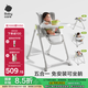 babycare寶寶餐椅6個(gè)月以上吃飯可折疊兒童座椅可移動(dòng)?jì)雰撼砷L(zhǎng)椅 貝殼白