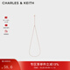 CHARLES&KEITH可調(diào)節(jié)12生肖DIY定制項鏈生日禮物CK5-22120315 Rose Gold玫瑰金色