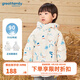 歌瑞家（greatfamily）兒童羽絨服秋冬季男童裝中長(cháng)款羽絨服防風(fēng)保暖上裝樂(lè )友 米色 100 【3-4歲】