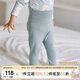 OAK FAMILY毛衣開(kāi)衫男女寶寶保暖針織衫外套百搭護(hù)肚褲分體套裝 灰綠色護(hù)肚褲 90 cm