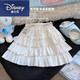 迪士尼（Disney）美樂(lè )蒂t恤女童兩件套裝2025夏季新款兒童jk短裙夏天玉桂狗上衣服 白色【短裙】 100