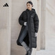 adidas 通勤羽絨服休閑長(cháng)款鴨絨男女秋冬新款阿迪達斯官方輕運動(dòng)   黑色   M