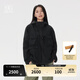 KOLON SPORT【預售】/可隆防風(fēng)夾克 男女同款戶(hù)外運動(dòng)防潑水露營(yíng)2合1休閑外套 LUJK5AT642-BK 黑色 S 165/88A