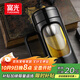 富光高硼硅玻璃杯商務(wù)辦公塑玻杯大容量水杯茶水分離泡茶杯子帶茶隔