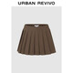 UR2025冬季新款女裝琥珀流光風(fēng)百褶超短款休閑半裙UYY850286