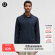 lululemon丨Pique 男士經(jīng)典剪裁珠地長袖休閑衫 LM3F74S 海軍藍 M