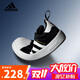 阿迪達斯（adidas）童鞋三葉草兒童春秋款男女?huà)胪浀棕悮ゎ^運動(dòng)鞋IH3504