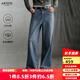 艾諾絲雅詩(shī)【商場(chǎng)同款】2025冬季新品復古丹寧純棉高腰直筒牛仔褲女40933286 牛仔蘭 XS