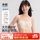 幸棉【斷碼特惠】外擴顯大內衣女無(wú)尺碼聚攏無(wú)痕漫畫(huà)胸文胸軟支撐胸罩 膚色（附2對杯墊） 均碼 (A-C杯/90-125斤)