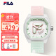 斐樂(lè )（FILA）果凍硅膠手表女學(xué)生手表復古透明漸變小方表 FLM38-6489-003