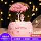 皓梵潔水晶球八音盒女孩音樂(lè )盒兒童生日禮物8-12歲發(fā)光雪花7水晶玩具13 櫻花少女【彩燈+音樂(lè )+自動(dòng)飄雪】