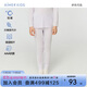 愛慕兒童吸濕排汗女孩暖衣秋褲凈痕抗菌輕暖【5~15℃】女長(zhǎng)褲-藤紫110