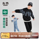 左西男童衛(wèi)衣套裝運(yùn)動(dòng)兒童兩件套2025新款男孩春秋款衣服 黑色 140