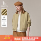 哈吉斯（HAZZYS）女裝 秋季女士【PHIZ系列】簡(jiǎn)約休閑風(fēng)立領(lǐng)夾克女 米色BI M (160/84A 38)