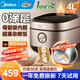 美的（Midea）電飯煲 0涂層316L不銹鋼內膽無(wú)涂層第二代新一級能效家用智能高端IH多功能電飯鍋適用4-5-6個(gè)人 【零涂層不脫落】健康好米飯 4L