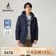 beanpole90%鵝絨 濱波秋冬男士多口袋工裝風(fēng)羽絨服 藏青色 M 175/92A