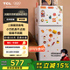 TCL 116升二級能效雙開門兩門二門養(yǎng)鮮冰箱小戶型小型家用節(jié)能電冰箱租房國家補貼118升級款R116L5-B