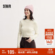 森馬（Semir）毛衣女冬季舒適緊身半高領(lǐng)正肩純色羊毛衫顯瘦打底衫101724107003