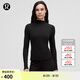 lululemon丨Hold Tight 女士緊身剪裁波浪邊高領(lǐng) T 恤 LW3IVAS 黑色 S /6