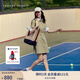 TOMMY HILFIGER【復(fù)古工裝風(fēng)】25夏季女裝斜紋收腰顯瘦襯衫裙連衣裙04316 深綠色L9F M